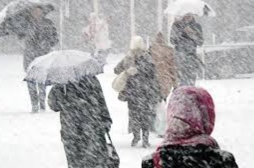 Azərbaycanda qar və çovğunla bağlı XƏBƏRDARLIQ