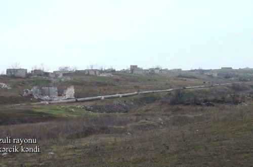 Видеокадры из села Шекерджик Физулинского района - ВИДЕО