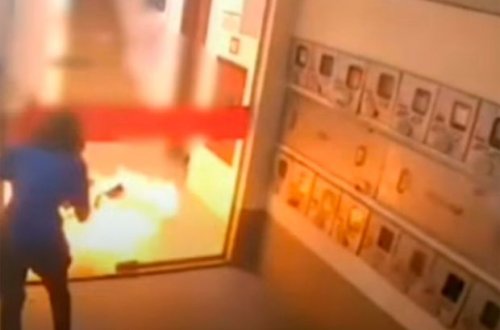 Gənc qız içki üstündə sevgilisini yandırdı