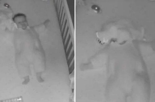 Младенец чуть не погиб из-за одеяла в кроватке - ВИДЕО