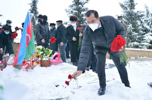 20 Yanvar faciəsinin 31-ci ildönümü ilə əlaqədar Şamaxı rayonunda anım mərasimi keçirilib