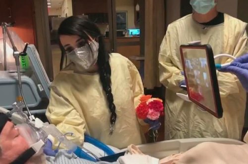 Женщина вышла замуж в больнице ради смертельно больного отца