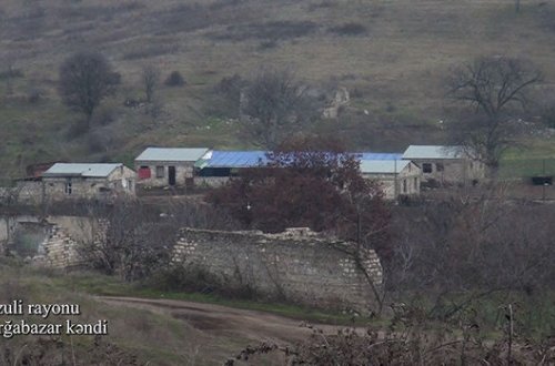 Füzuli rayonunun Qarğabazar kəndindən videogörüntülər – FOTO/VİDEO