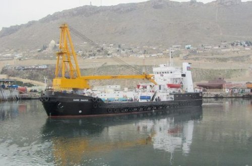 “Ramiz Hacıyev” kran gəmisi əsaslı təmir olunub