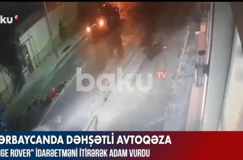 Azərbaycanda dəhşətli qəza: Ölən var - VİDEO