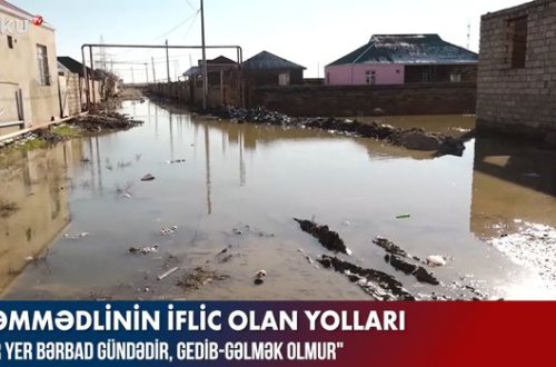 Məmmədlinin iflic olan yolları - VİDEO