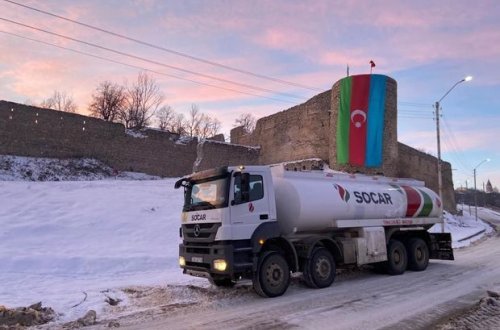 SOCAR Petroleum начал обеспечивать Шушу топливом - ФОТО/ВИДЕО
