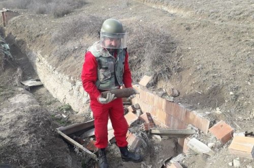 Goranboy və Qazaxda minaatan mərmisi, qumbaralar aşkarlandı - FOTO