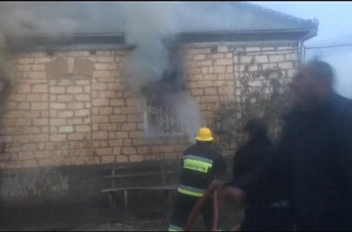 Azərbaycanda dəhşətli yanğın - 17 yaşlı yeniyetmə  xəsarət alıb-VİDEO, FOTO