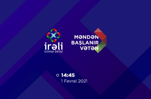 “İrəli” İctimai Birliyi 2 fevral Gənclər gününə həsr olunmuş “Məndən Başlanır Vətən!” adlı onlayn tədbir həyata keçirəcək