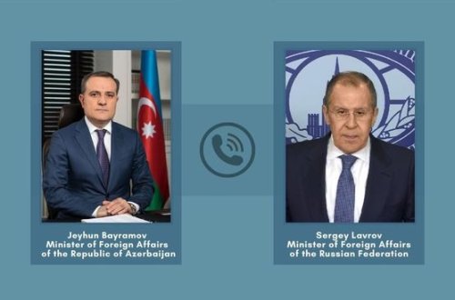Ceyhun Bayramov və Sergey Lavrov arasında telefon danışığı oldu