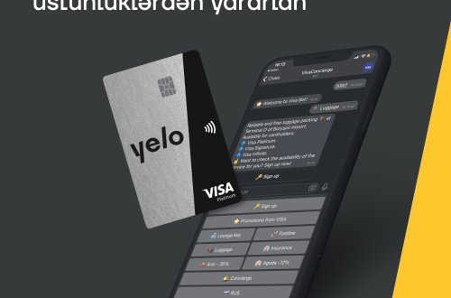 Yelo Visa Platinum kart sahibləri yeni Concierge çat-botundan istifadə edə bilər