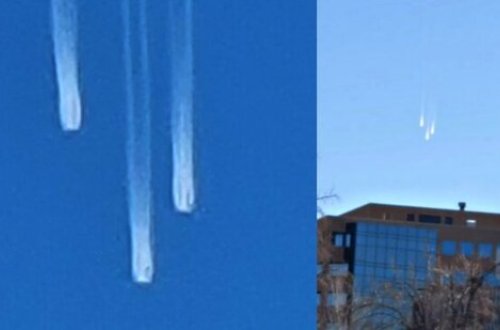 Səmada yenə naməlum uçan obyektlər göründü - FOTO-VİDEO