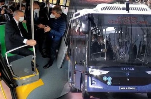 Türkiyədə dünyanın ilk 4-cü nəsil sürücüsüz avtobusu test edildi - VİDEO