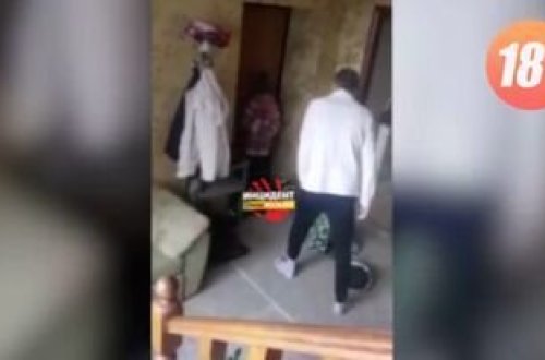 Ata uşaqların başından tutub üzü üstə yerə çırpdı - VİDEO