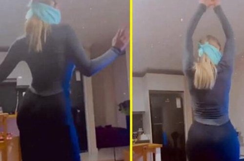 Aparıcı rəqs VİDEOSU ilə gündəm oldu - FOTO