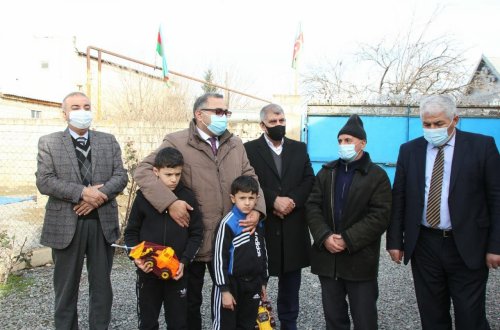 Ağcabədi rayonunda şəhid ailələri ziyarət edilir