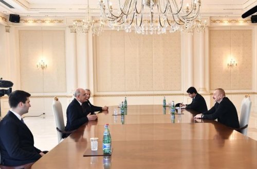 İlham Əliyev Türkiyənin Milliyətçi Hərəkat Partiyasının sədr müavinini qəbul etdi