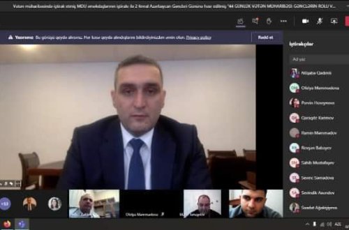 Mingəçevir Dövlət Universitetində Vətən müharibəsi iştirakçısı olan əməkdaşlarla görüş keçirilib