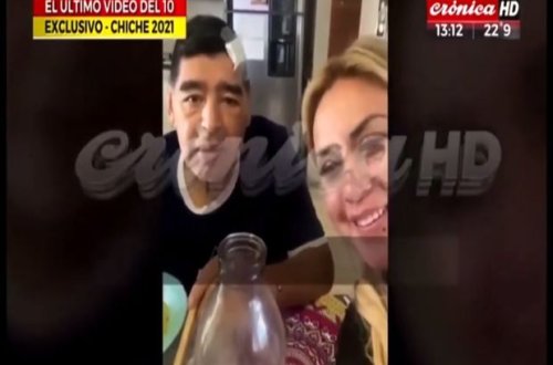 Maradonanın ölümündən öncəki son videosu yayıldı - VİDEO