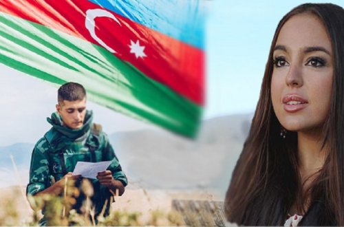 Leyla Əliyeva Azərbaycan əsgəri haqqında