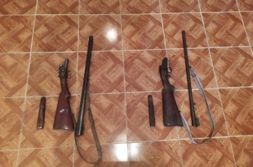 Zaqatala sakinlərindən odlu silahlar götürüldü - FOTO