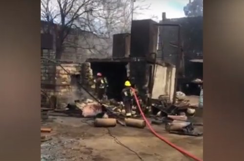 Bakıda dəmirəritmə sexində partlayış olub - VİDEO