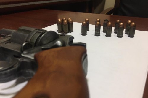 Daha öncə həbs olunan şəxsdən silah tapıldı-FOTO