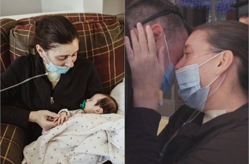 Komada olan qadın uşaq dünyaya gətirdi - FOTO/VİDEO