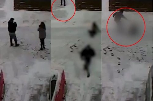 Həyətinə qar tökdükləri üçün qonşularını güllələdi - ANBAAN VİDEO