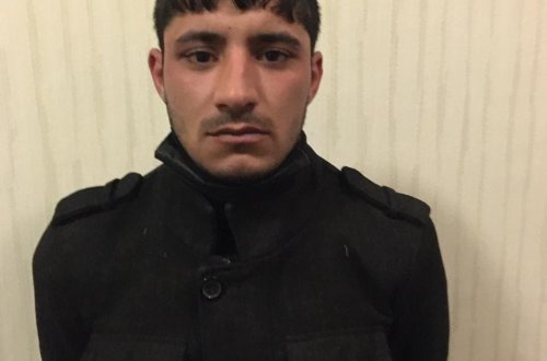 Gəncədə soyğunçuluq edən şəxs saxlanılıb-FOTO