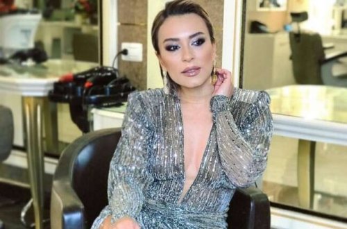Tünzalə bu dəfə dərin yarıqlı ətəyi ilə DİQQƏT ÇƏKDİ - FOTO