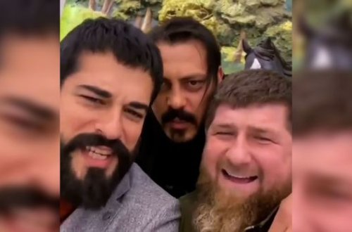 Zabit Səmədov Ramzan Kadırov və Burak Özçivitlə birlikdə - VİDEO