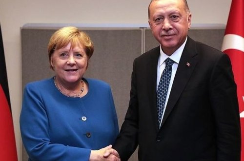 Ərdoğan və Merkel arasında görüş keçirilib