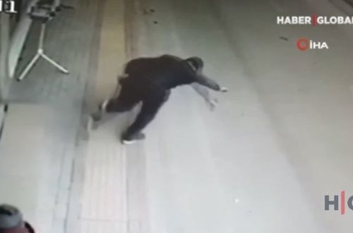 Ayağı büdrəyərək yola çıxdı, ölümlə üz-üzə gəldi - VİDEO