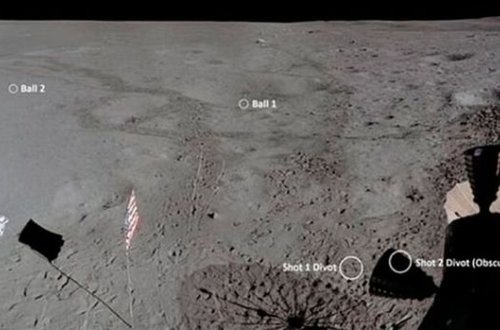 На Луне нашли пропавший 50 лет назад мяч для гольфа