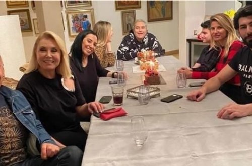 Türkiyəli şoumen ad gününü keçmiş arvadları ilə qeyd etdi - FOTO