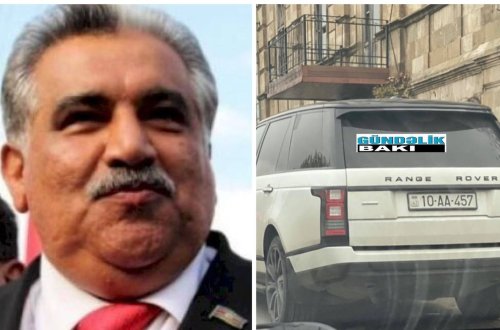 Əhəd Abıyevin 10 AA 457 nömrəli 350 minlik avtomobili tapıldı-Dövlət Gömrük komitəsinin qarşısında