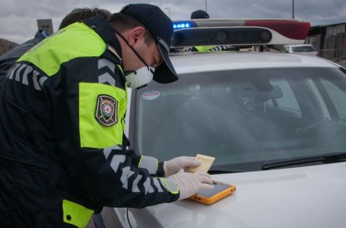 Şəmkirdə avtoxuliqanlıq edən şəxslər saxlanılıb-VİDEO