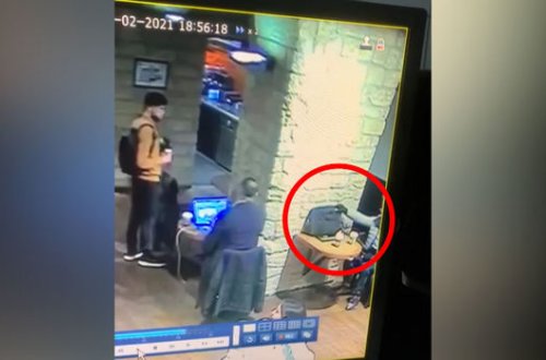 Bakıda oğurluq anları kameralara düşdü - FOTO/VİDEO