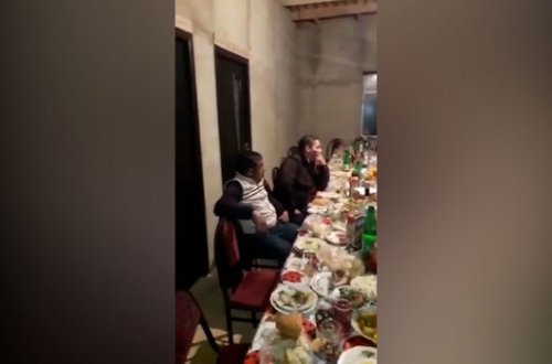 Salyanda nişan mərasimi keçirənlər cərimələndi - VİDEO