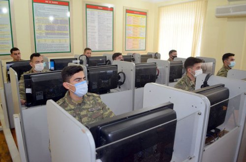 Media nümayəndələri Heydər Əliyev adına Azərbaycan Ali Hərbi Məktəbində olublar - FOTO