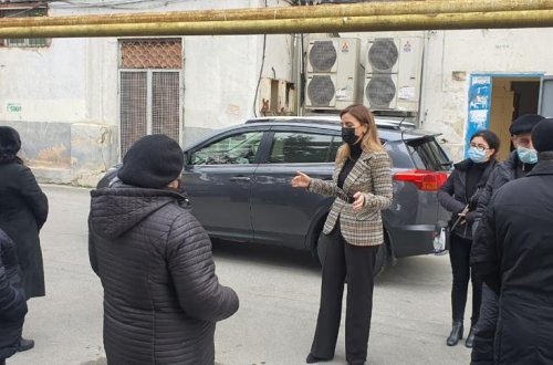 Könül Nurullayeva Nizami rayonunda seçiciləri ilə görüşləri davam etdirir