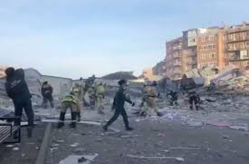 Vladiqafqazda güclü partlayış olub - Video