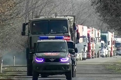 При содействии миротворцев в Шушу доставлены стройматериалы