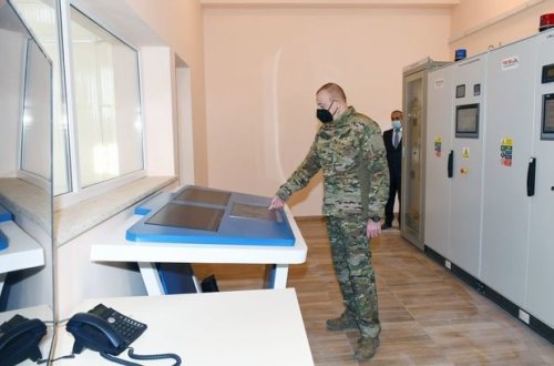 Президент и Первый вице-президент приняли участие в открытии Гюлябирдской ГЭС - ФОТО