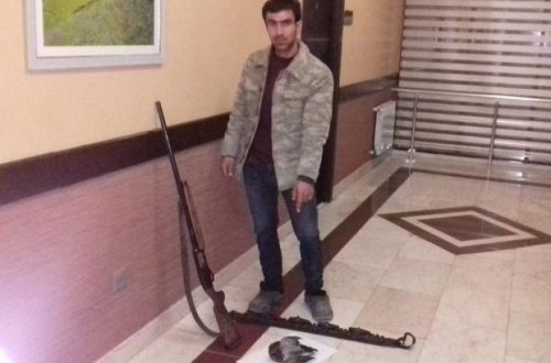 Hacıqabulda qanunsuz ov edən şəxs saxlanıldı