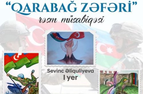 “Qarabağ Zəfəri” rəsm müsabiqəsinin nəticələri elan olunub - FOTO
