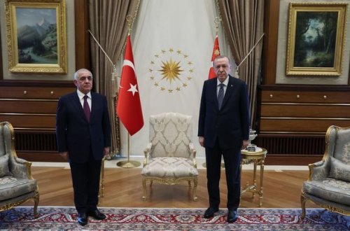 Əli Əsədov Ərdoğanla görüşdü - FOTO