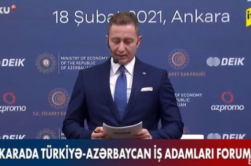 Ankarada Türkiyə-Azərbaycan iş adamları forumu keçirilir – CANLI YAYIM